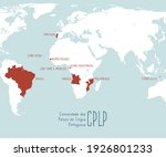 community of portuguese... | Shutterstock .eps vector #1926801233