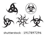 bio hazard icon. warning sign... | Shutterstock .eps vector #1917897296
