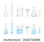 Vector Set Of Realistic Glass...