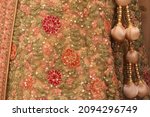 Small photo of tussle balls from a lehenga skirt