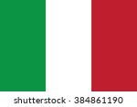 flag of italy | Shutterstock .eps vector #384861190