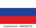flag of russia | Shutterstock .eps vector #388068733