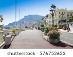 Promenade in Monte Carlo at summer