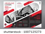 business brochure. flyer design.... | Shutterstock .eps vector #1007125273