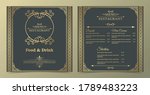 menu layout with ornamental... | Shutterstock .eps vector #1789483223