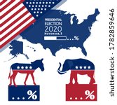 american presidential election... | Shutterstock .eps vector #1782859646