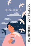 Mental Health. A Girl With A...