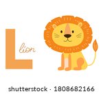 cute lion in cartoon style with ...