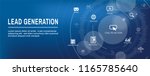 lead generation web header... | Shutterstock .eps vector #1165785640