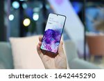 Small photo of Munich, Germany – February 4, 2020: Samsung announced a new flagships Galaxy S20