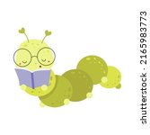 cute caterpillar clipart... | Shutterstock .eps vector #2165983773