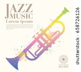 jazz vector art | Shutterstock .eps vector #658726126