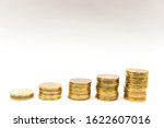 Dollar Coins Loonies Stacked...