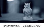 Blue Owl Object Printed By 3d...
