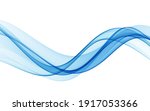 Vector Blue Color Abstract Wave ...