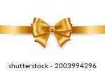 shiny color satin ribbon on... | Shutterstock .eps vector #2003994296