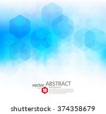 vector abstract geometric... | Shutterstock .eps vector #374358679