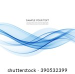 abstract smooth color wave... | Shutterstock .eps vector #390532399