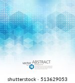 vector abstract geometric... | Shutterstock .eps vector #513629053