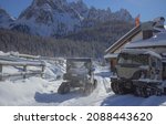 Winter In The Dolomites. Two...
