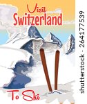 Switzerland Ski Poster...