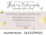 handwritten calligraphy elegant ... | Shutterstock .eps vector #1613159410