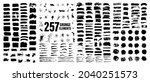vector black paint  ink brush... | Shutterstock .eps vector #2040251573