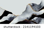 horizontal art background. grey ... | Shutterstock .eps vector #2141194103