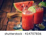 Cold Watermelon Smoothie 