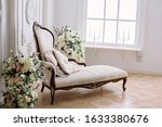 Rococo Style Sofa In A Bright...