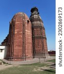 Small photo of Vrindaban, India - april 2023: old temple Shri Radha Madan Mohan Ji