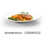 Salmon Steak With Fruits ...