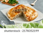 Classic Turkish Pie With Meat...