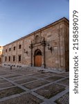 Small photo of Salamanca, Spain-FEB 20, 2022: Entrance of Philology Faculty of Salamanca University, Juan del Enzina building, Salamanca, Spain.