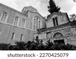 Small photo of Athens, Greece - 24 Nov 2021: The Metropolitan Cathedral of the Annunciation, known as the Metropolis, is the cathedral church of the Archbishopric of Athens and all Greece.