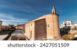 Small photo of Prizren, Kosovo - 6 FEB 2024: The Cathedral of Our Lady of Perpetual Succour is a Roman Catholic cathedral in Prizren, seat of the Albanian Roman Catholic Diocese of Prizren - Pristina