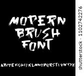 grunge distress font. modern... | Shutterstock .eps vector #1102742276