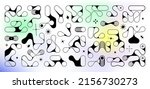 set of vector random shapes.... | Shutterstock .eps vector #2156730273