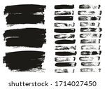 flat paint brush thin lines  ... | Shutterstock .eps vector #1714027450