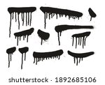spray paint elements mix of... | Shutterstock .eps vector #1892685106