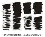 round sponge thin artist brush... | Shutterstock .eps vector #2153305579