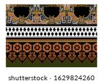digital textile design ornament ... | Shutterstock . vector #1629824260