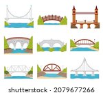 Construction River Bridges Set...