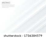 abstract diagonal white... | Shutterstock .eps vector #1736384579