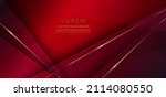 abstract template red elegant... | Shutterstock .eps vector #2114080550