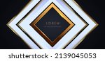 abstract 3d triangle golden... | Shutterstock .eps vector #2139045053