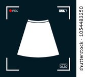 skirt icon  the silhouette.... | Shutterstock .eps vector #1054483250