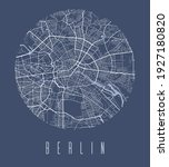 Berlin Map Poster. Decorative...