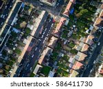 London Suburbs  Aerial View....