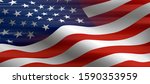 absract patriotic  american... | Shutterstock . vector #1590353959